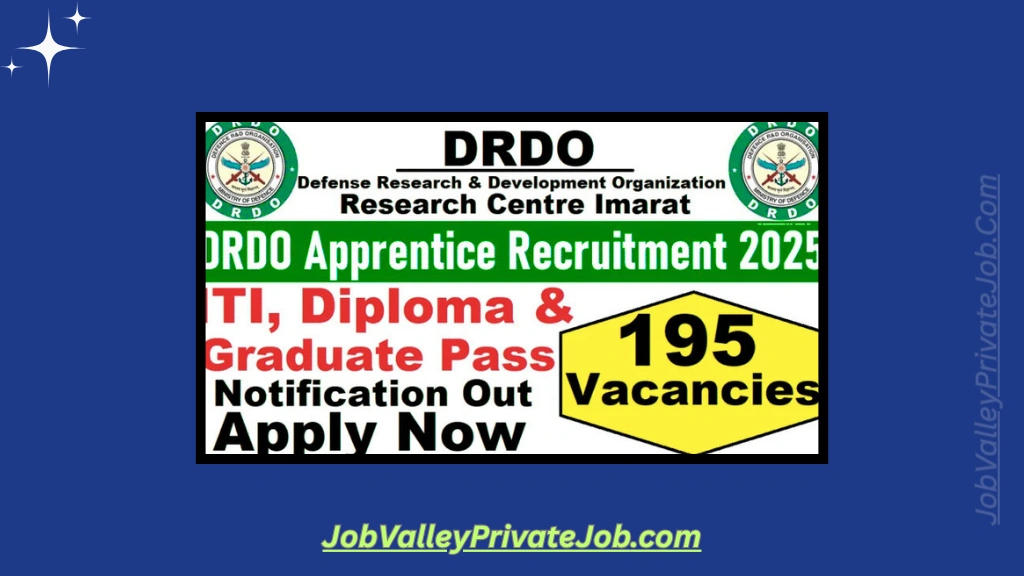 DRDO Apprentice Recruitment 2025