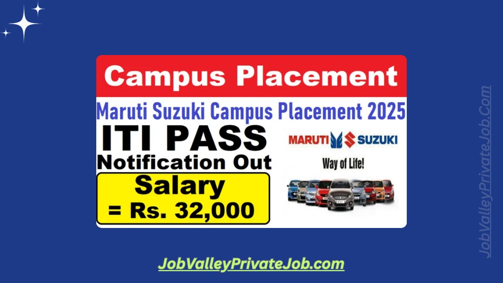 Maruti Suzuki Campus Placement 2025: ITI Pass Opportunity in Himachal Pradesh