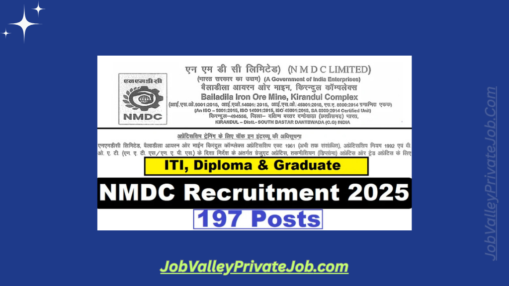 NMDC Recruitment 2025