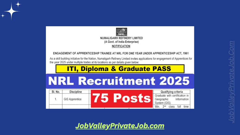 NRL Recruitment 2025 Notification Out – High Salary with No Exam!