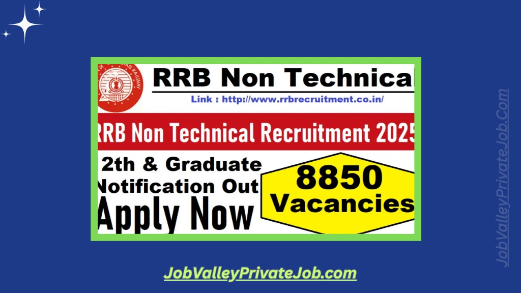 RRB Non Technical Recruitment 2025