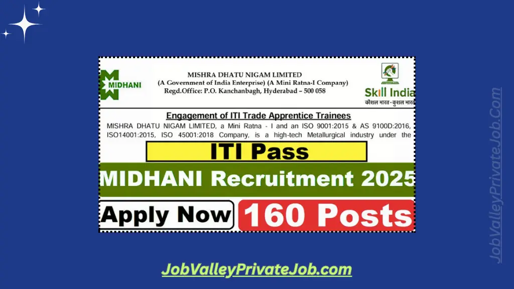 Alert! MIDHANI Apprentice 2025 Last Date Approaching Fast — Apply via Speed Post