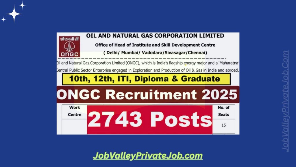 ONGC Recruitment 2025