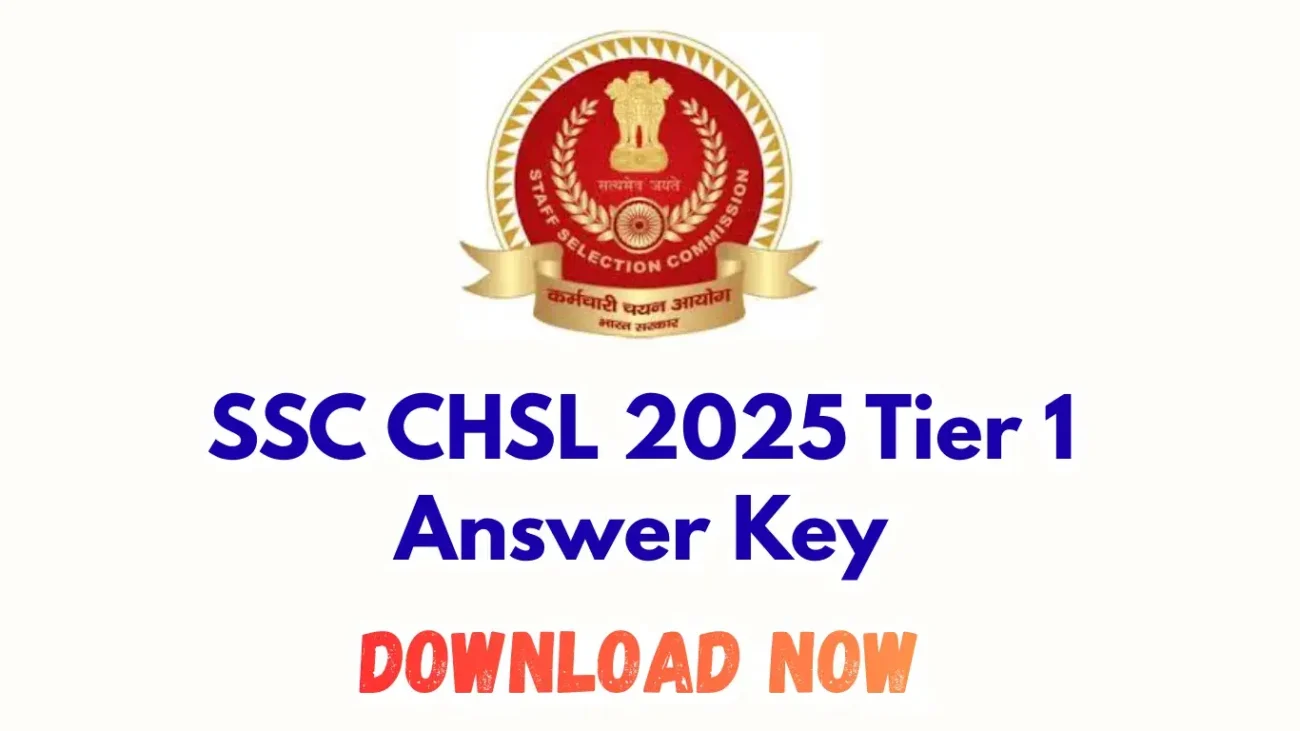 ssc chsl answer key 2025
