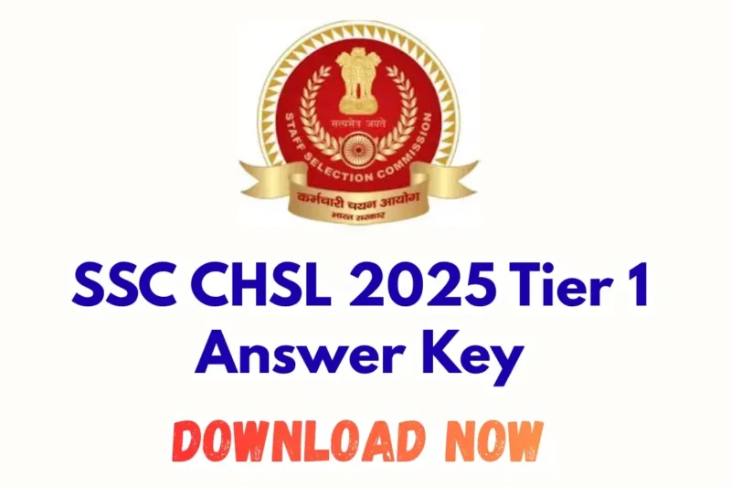 ssc chsl answer key 2025 | ssc chsl